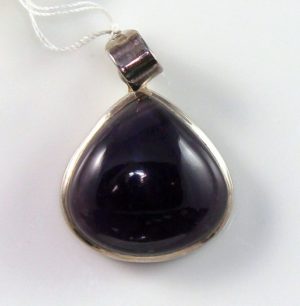 Amethyst Sterling Silver Pendant (2)