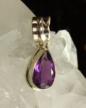 Amethyst Sterling Silver Pendant