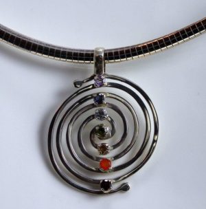 Chakra Sterling Silver Pendant