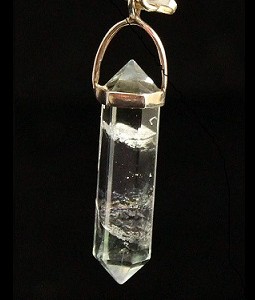 Clear Quartz Sterling Silver Pendant