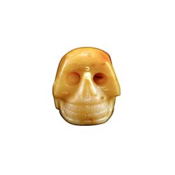 Peach Aventurine Skull