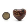 Poppy Jasper Heart with Coin