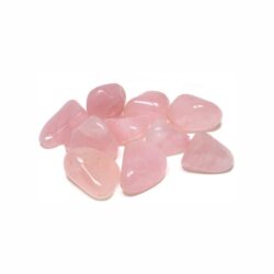 Rose Quartz Tumbled Stones 10 Pack - 10mm to 20mm