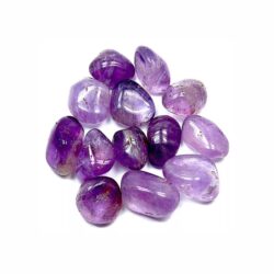 Amethyst Tumbled Stones - Pack of 7 - BRAZIL - 20mm to 30mm